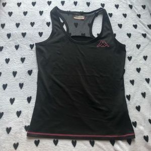 Kappa brand women’s activewear tank size Small